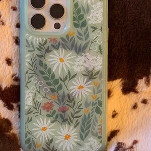 OtterBox Green Floral Phone Case